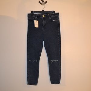 asos dark blue denim jeans size 30x30